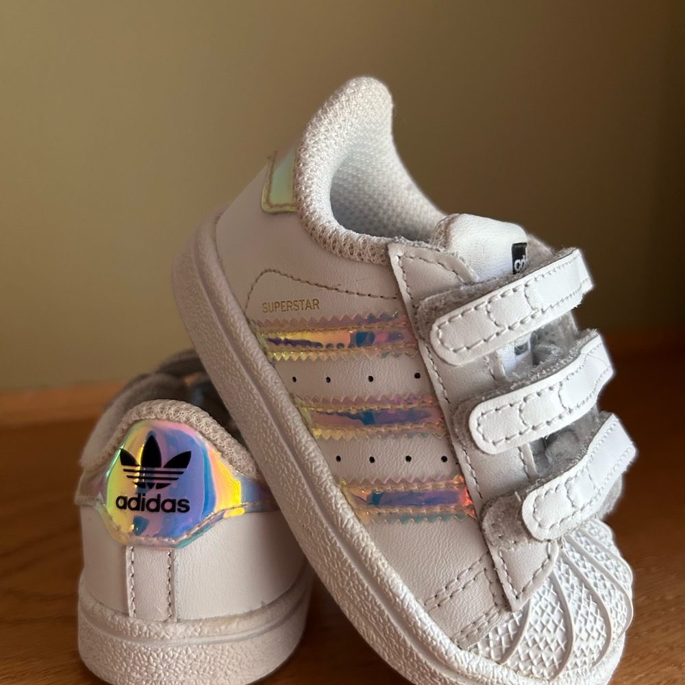 adidas baby girl sneaker superstar rosa size 4